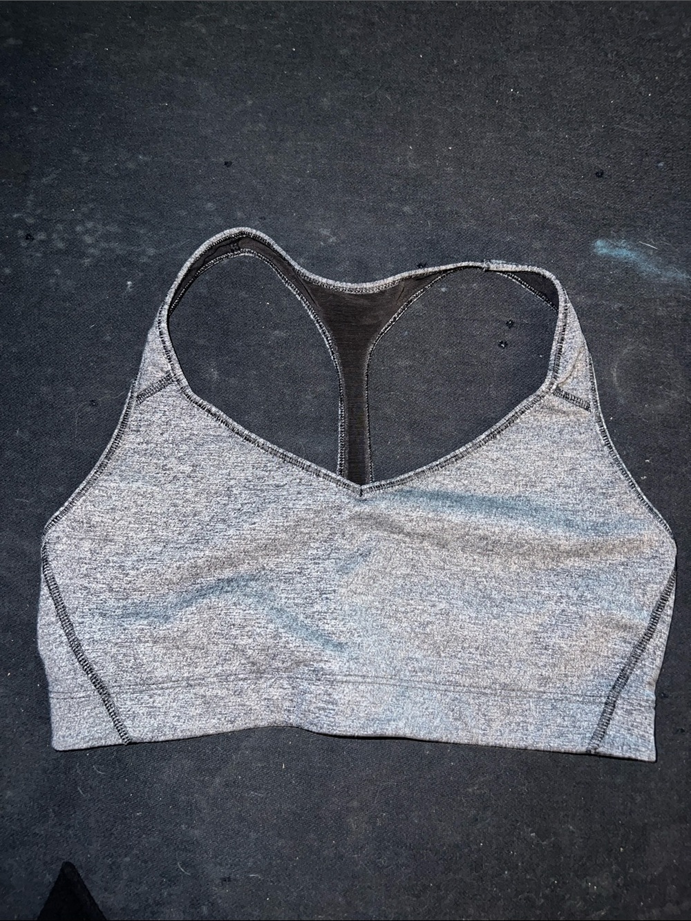 Victoria's Secret Gray Racerback Sports Bralette